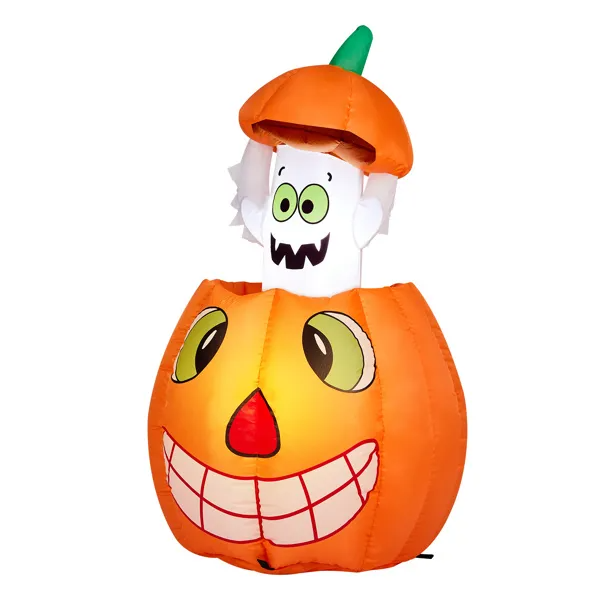 Halloween Pumpkin Ghost Inflatable Yard Decoration image 5