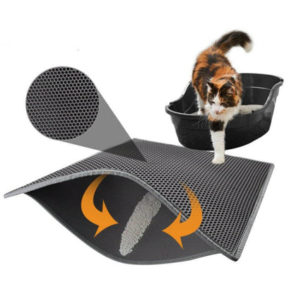 Waterproof Honeycomb Cat Litter Mat