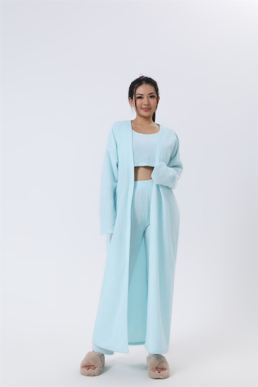 Women's Three-Piece Pajama Lounge Set image 6