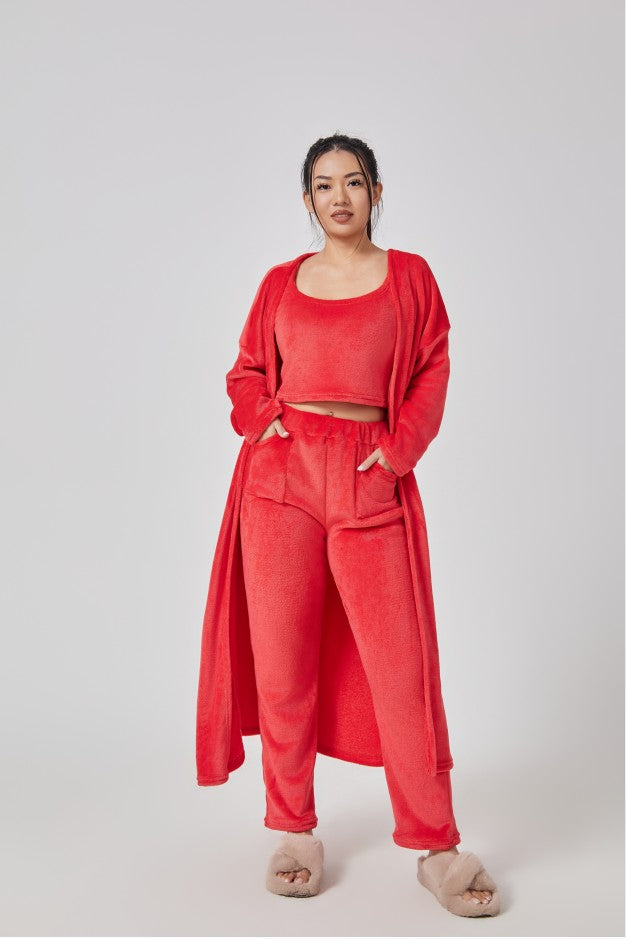 Women's Three-Piece Pajama Lounge Set image 4