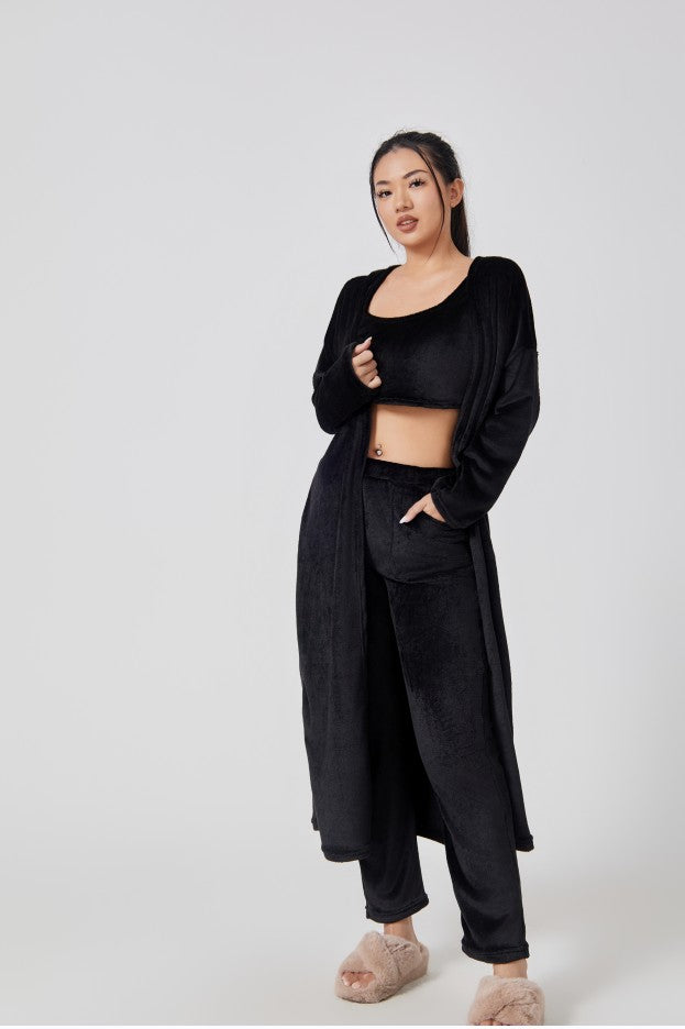 Women's Three-Piece Pajama Lounge Set image 3