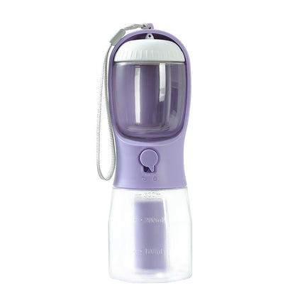 Portable Pet Water Bottle with Waste Bag Compartment image 2