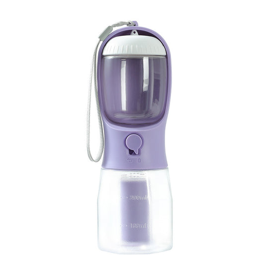 Portable Pet Water Bottle with Waste Bag Compartment image 2