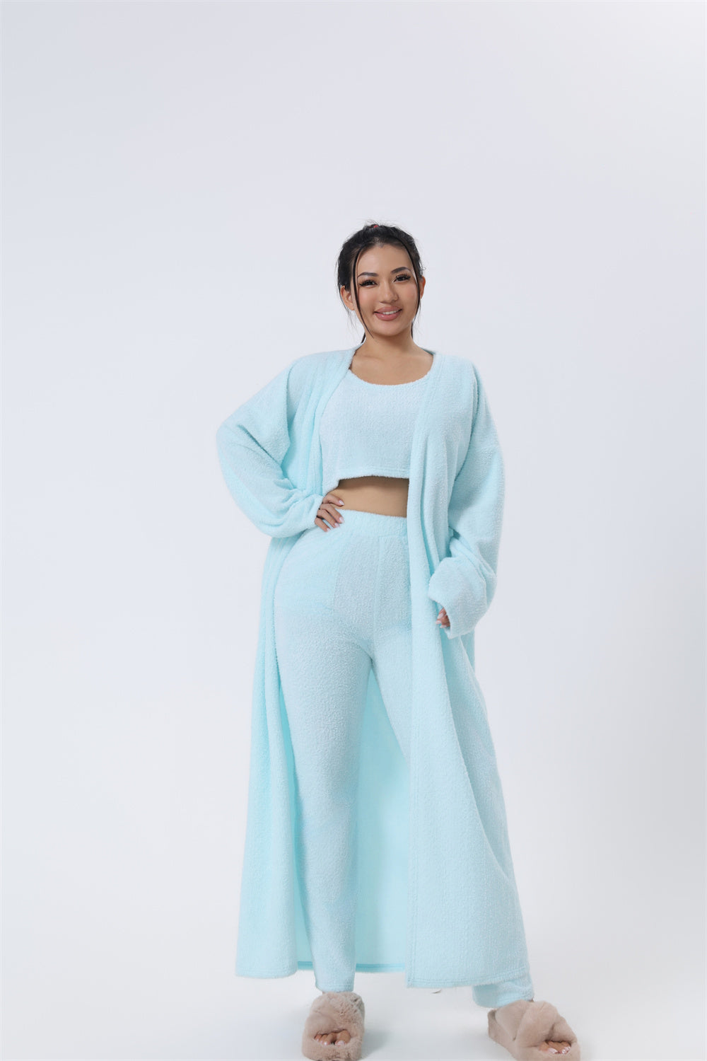 Women's Three-Piece Pajama Lounge Set image 8