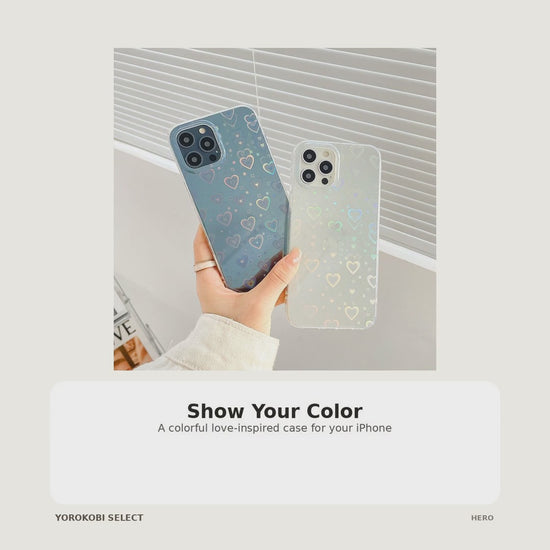 Colorful Love Phone Case for iPhone 12/12 Pro product video