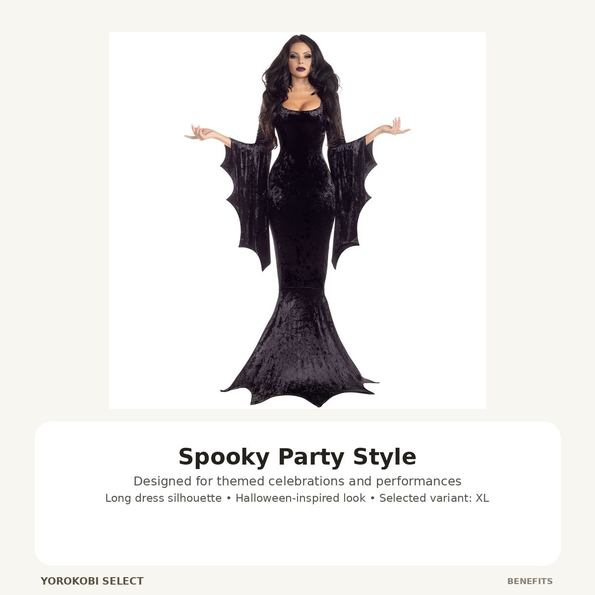 Women's Dark Red Halloween Witch Costume Dress - XL image 2