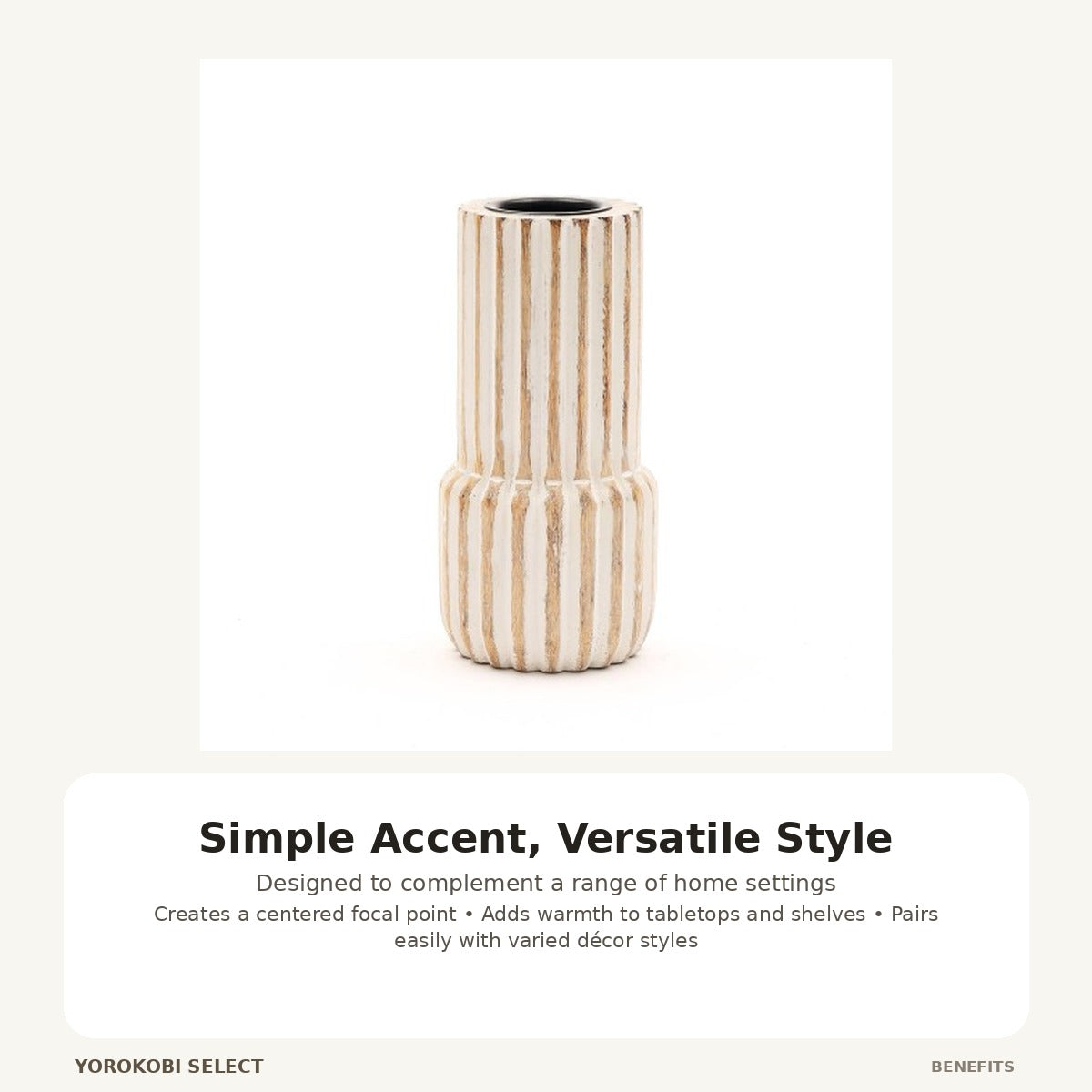 Decorative Ritual Candle Holder in Walnut image 2