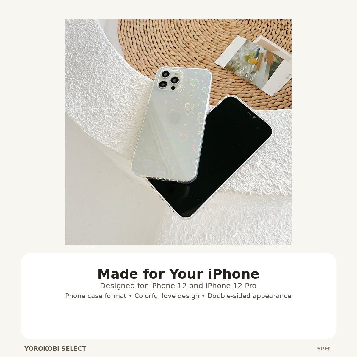 Colorful Love Phone Case for iPhone 12/12 Pro image 4