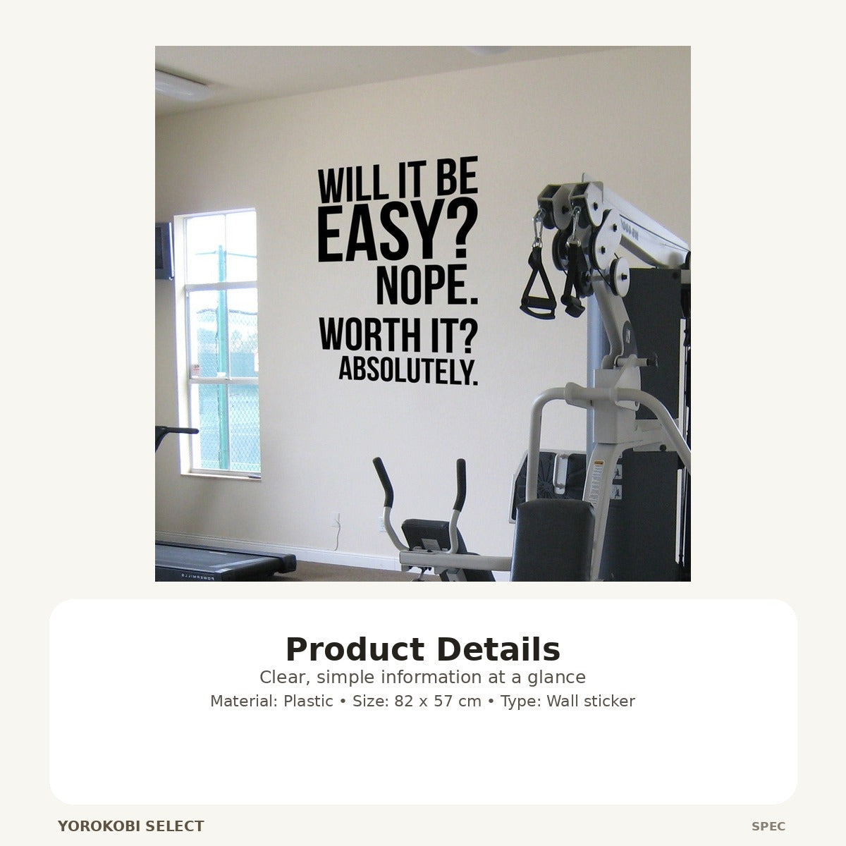 Decorative Wall Sticker, 82 x 57 cm image 4
