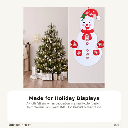 DIY Felt Snowman Christmas Hanging Porch Decorations image 4
