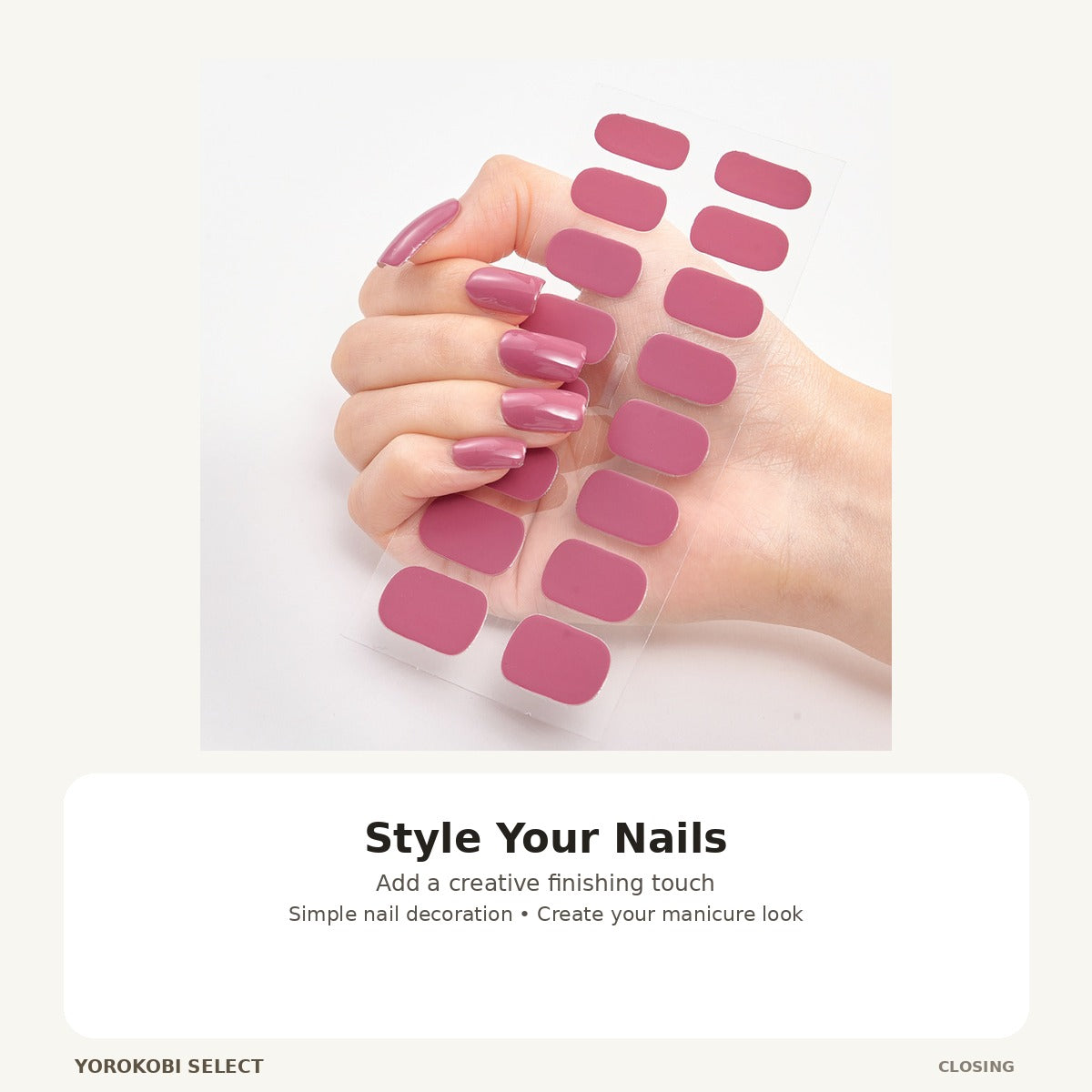 Decorative Nail Art Stickers for Manicure Designs image 5