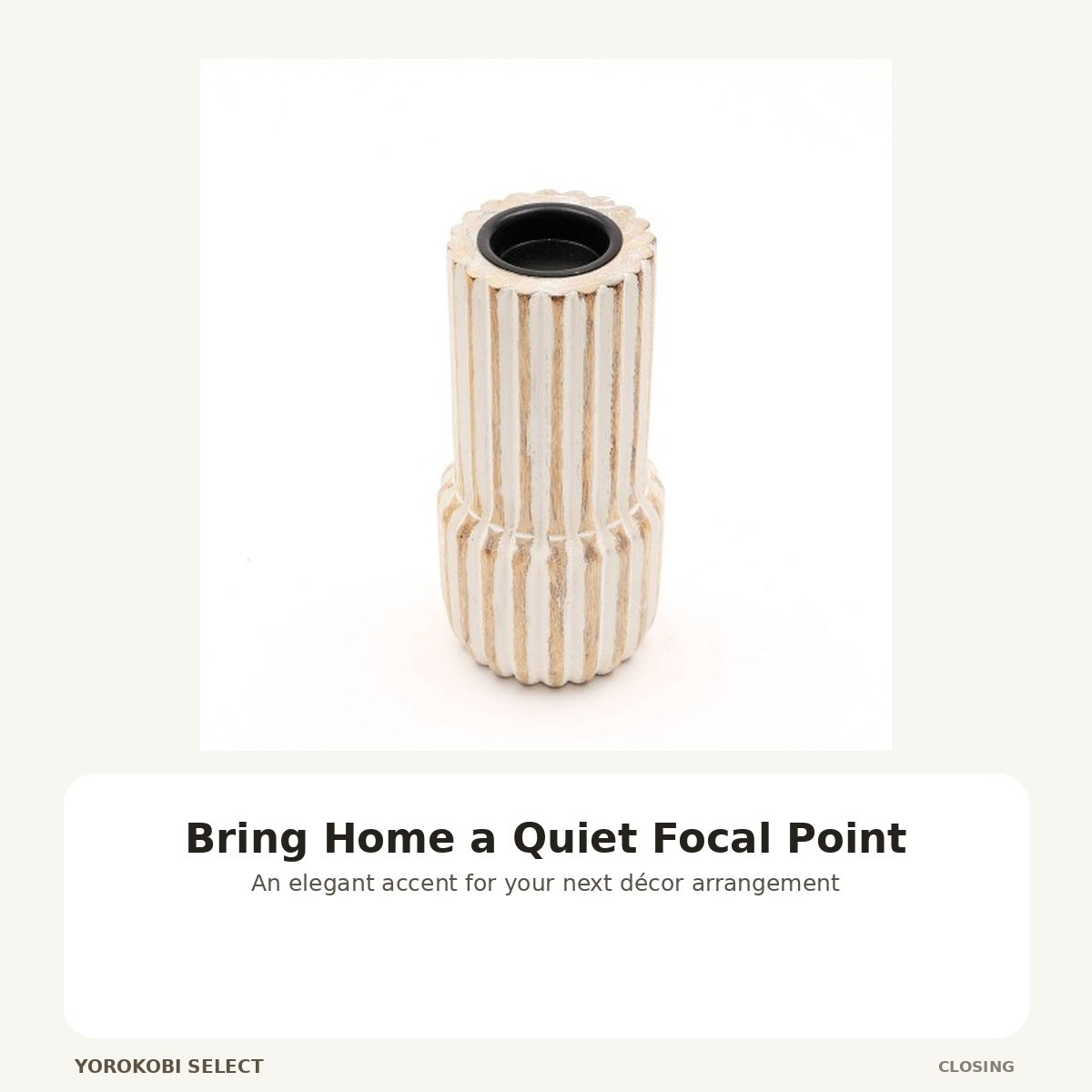 Decorative Ritual Candle Holder in Walnut image 5